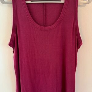 Threads 4 Thought Pink/Purple Tank Top Sleeveless Style NWOT xl